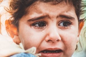 a little girl crying to represent what happens if you don't do your due diligence on law firms