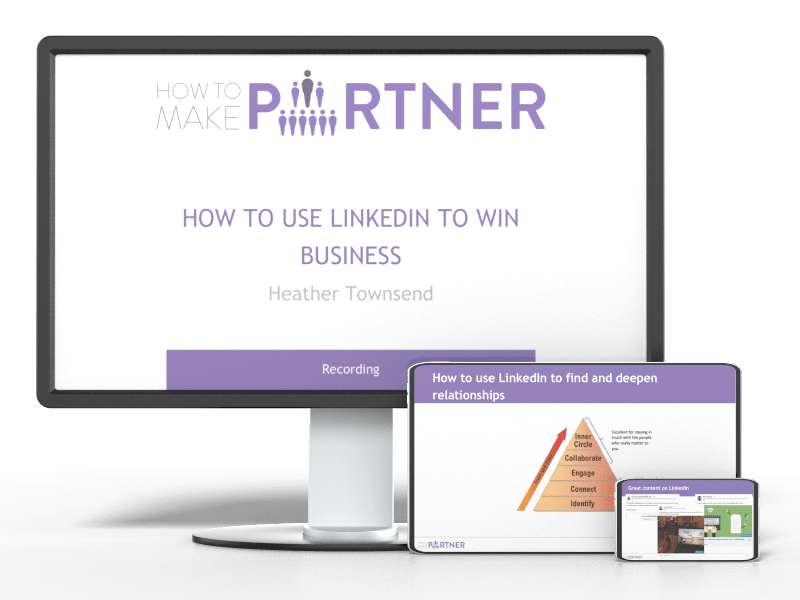how to use LinkedIn to win business recording mockup how to use LinkedIn to win business recording mockup