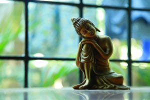 a buddha to symbolise changing your mindset to progress your career