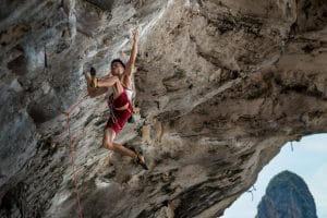 a rock climber to represent being strong after an unsuccessful partnership admissions vote