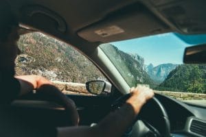 a man driving to represent how to deal with stress in the workplace