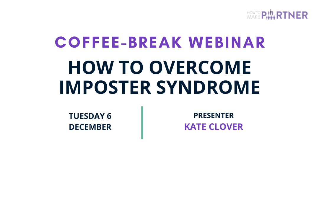 WEBINAR 6 december how to overcome imposter syndrome
