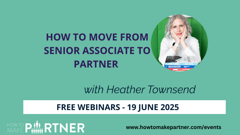 How to move from senior associate to partner